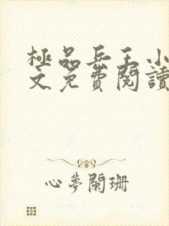 极品兵王小说全文免费阅读