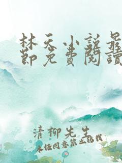 林天小说最新章节免费阅读全文
