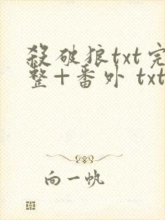 杀破狼txt完整+番外 txt