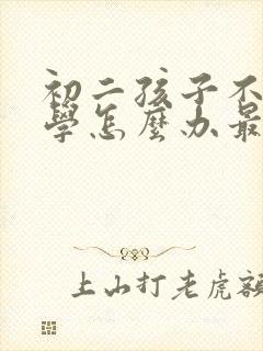 初二孩子不想上学怎么办最好的方法