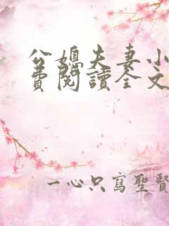 公媳夫妻小说免费阅读全文
