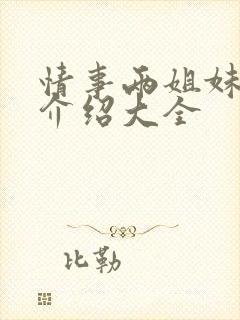 情事两姐妹剧情介绍大全