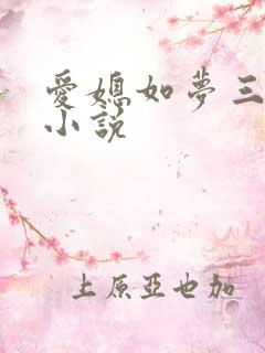 爱媳如梦三部曲小说