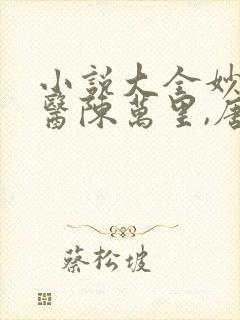 小说大全妙手龙医陈万里,唐嫣然