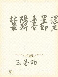 林阳秦墨浓小说最新章节免费阅读