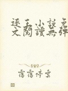 逐王小说免费全文阅读无弹窗