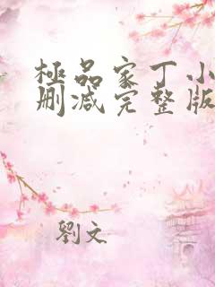 极品家丁小说未删减完整版
