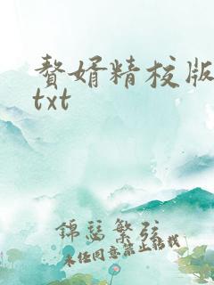 赘婿精校版全本txt