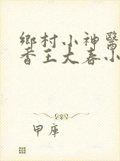 乡村小神医张桂香王大春小说