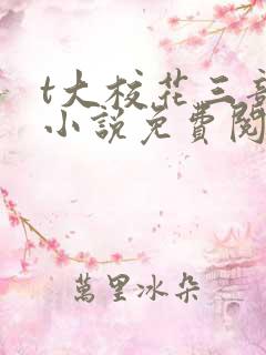 t大校花三部曲小说免费阅读全文