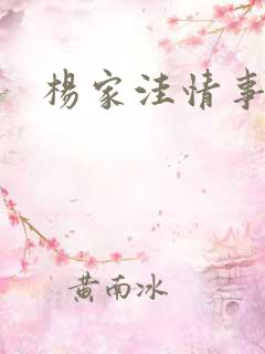 杨家洼情事 续