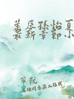 叶辰孙怡夏若雪最新章节小说