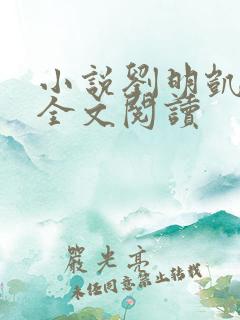 小说刘明凯雨欣全文阅读