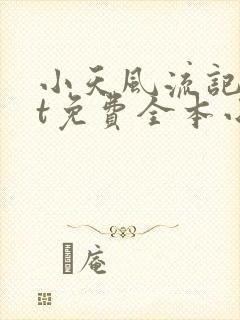 小天风流记txt免费全本小说电子书
