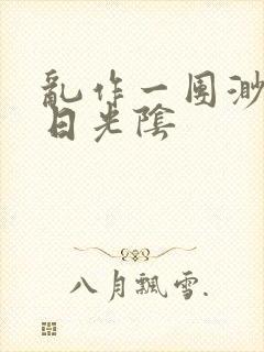 乱作一团渺渺长日光阴