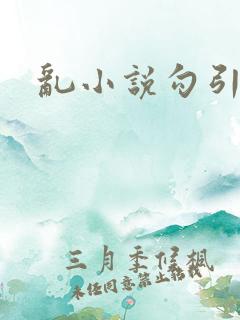 乱小说勾引h