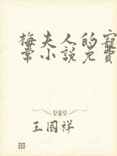 梅夫人的宠夫日常小说免费阅读