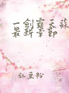 一剑霸天苏铭渊最新章节