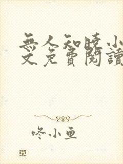 无人知晓小说全文免费阅读