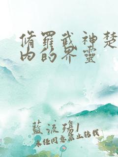 修罗武神楚枫体内的界灵