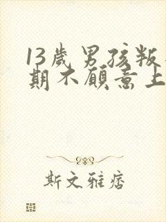 13岁男孩叛逆期不愿意上学怎么办