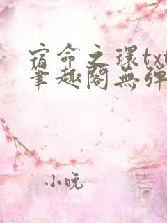 宿命之环txt笔趣阁无弹窗