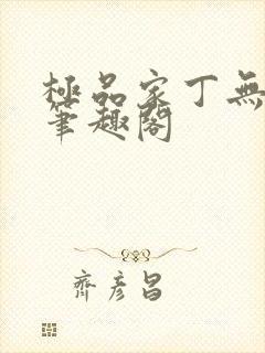 极品家丁无删节笔趣阁