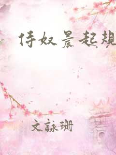 侍奴晨起规矩