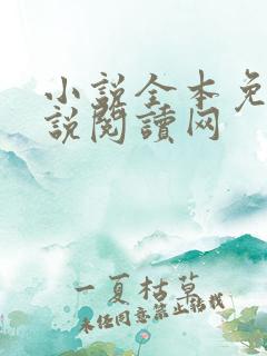 小说全本免费小说阅读网