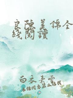良陈美锦全文在线阅读