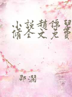 小说赵锦儿秦慕修全文免费阅读