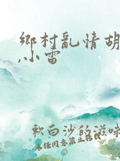 乡村乱情胡秀英,小雷