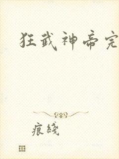 狂武神帝完结篇