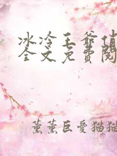 冰冷王爷俏医妃全文免费阅读