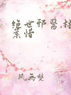 绝世邪医,林凡叶惜