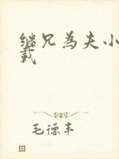 继兄为夫小说下载