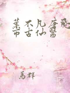叶不凡唐飞雪都市古仙医