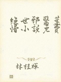 绝世邪医叶凡叶惜小说免费阅读