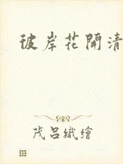 彼岸花开清穿