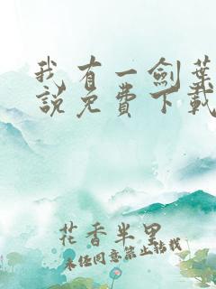 我有一剑叶观小说免费下载