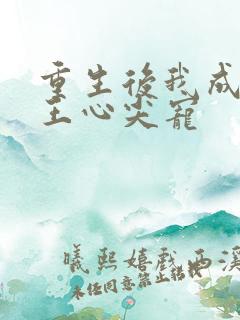 重生后我成了傻王心尖宠