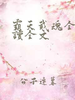 霸天武魂全文阅读全文