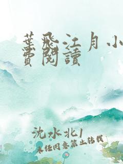 叶飞江月小说免费阅读