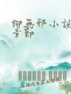 柳无邪小说最新章节