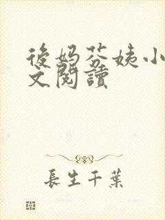 后妈芬姨小说全文阅读