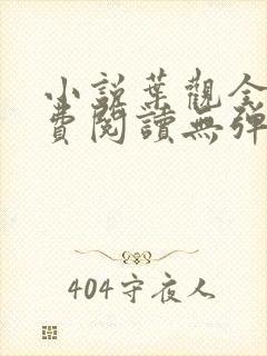 小说叶观全文免费阅读无弹窗