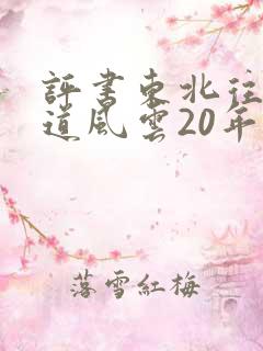 评书东北往事黑道风云20年