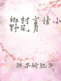 乡村言情小说乡野风月