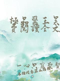 极品医王吴北免费阅读全文