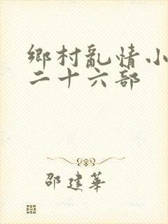 乡村乱情小雷第二十六部